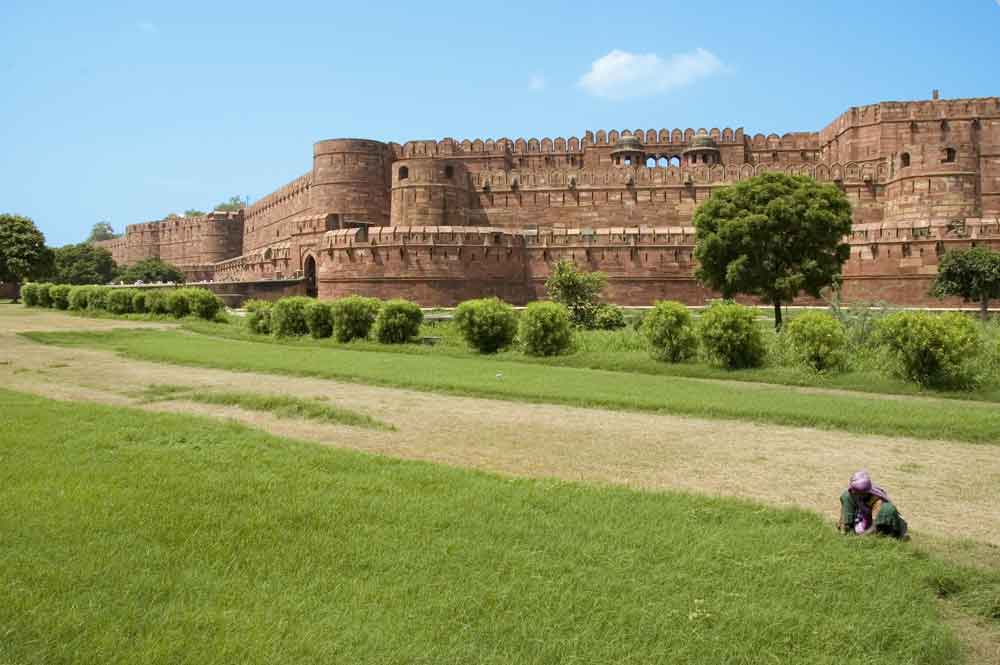 India - Agra - fuerte de Agra 1